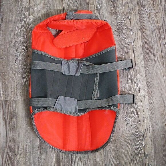 Outward Hound Granby Splash Orange Dog Life Jacket, Medium NWOT - Picture 3 of 10